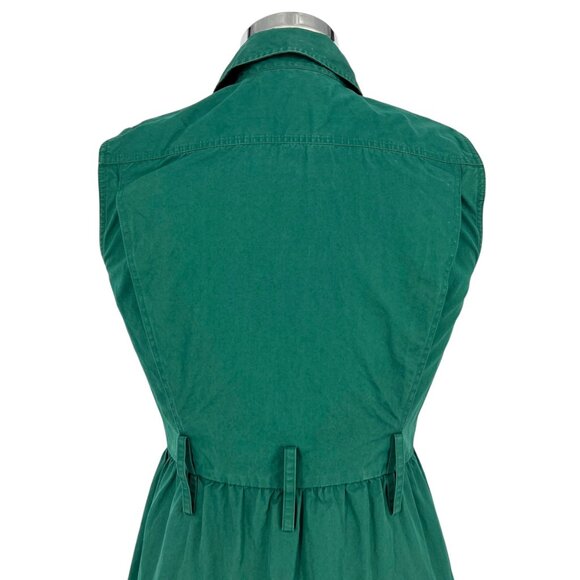 Derek Lam Kelly Utility Shirt Knee Length Dress Green Size 4 - Picture 8 of 13